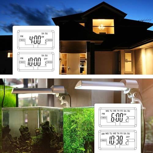 Indoor Digital Light Timer (Dual Independent, 1-Pack)