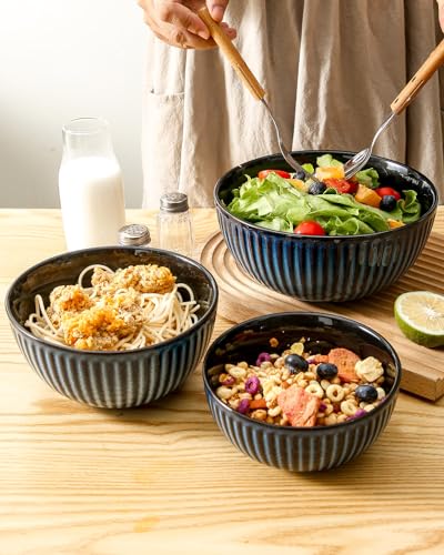 Mixing Bowls of 3 (Blue / 24+42+65 Oz)