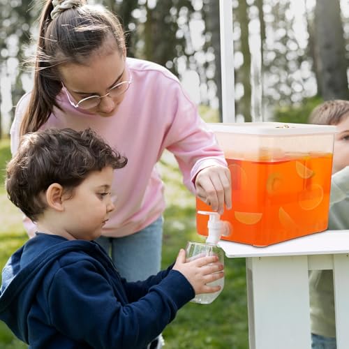 1 Pack Drink Dispenser for Fridge with Spigot (2 Gallon)
