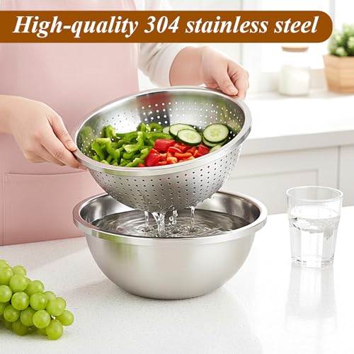 304 Stainless Steel Colander and Strainer (L)