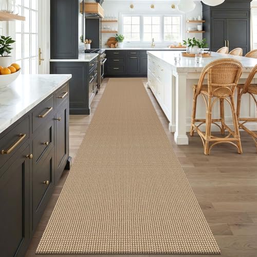 Boho 3x18 Runners Rugs for Hallway (Orange Beige/Tan/Brown / 3' x 18' (Runner))