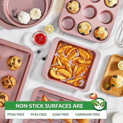 Bakeware Sets (Rose Pink)