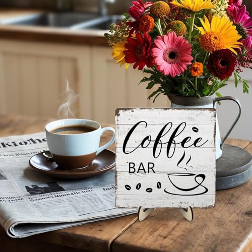 Coffee Bar Decor Sign (Coffee- White)