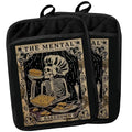 Gothic Skeleton Pot Holders with Pockets (Color-b)