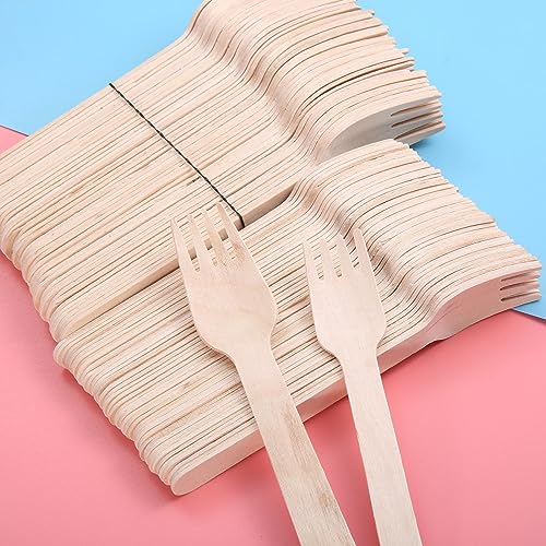 Disposable Wooden Forks (1000 count Forks)