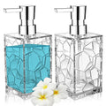 2 Pack Clear Rust Proof Soap Dispenser (Clear)