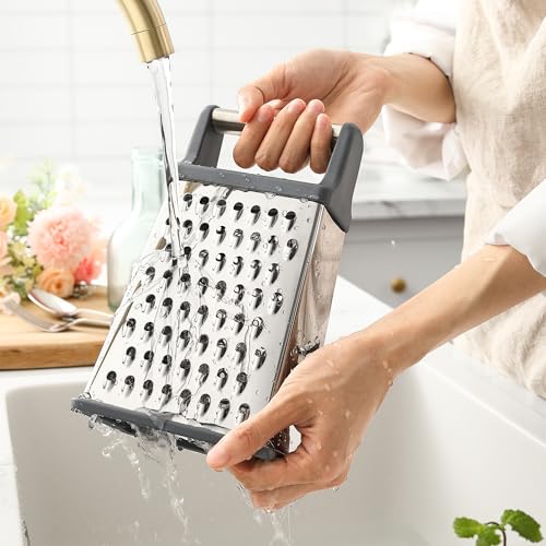 Stainless Steel XL Cheese Grater for Kitchen (Gray / XL)
