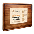 Acacia Wood Cutting Board (17"L x 12"W)