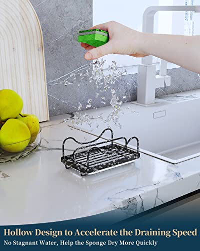 Sponge Holder for Kitchen Sink (Black)