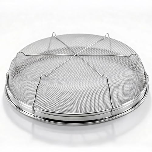 Fine Mesh Strainer for Kitchen (12.2 inch / Flat Shape)