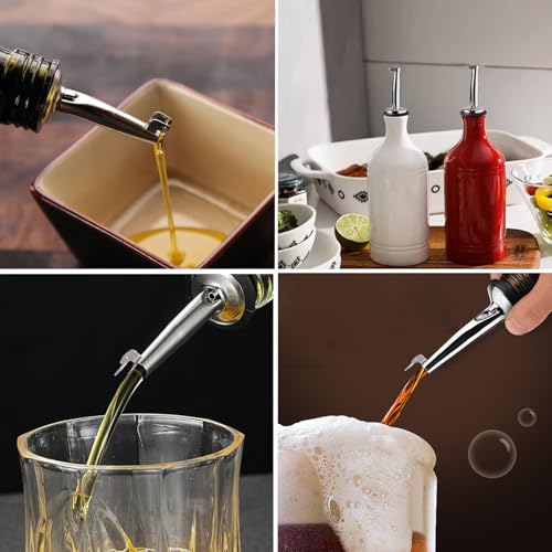 4 Pack Oil Pourerswith Flip Top (Pourers - Flip Top-Zidong)