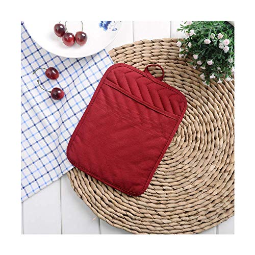 Pot Holders for Kitchen Heat Resistant (Red-1)