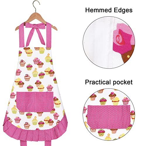 2 Pack 100% Cotton Parent and Child Aprons