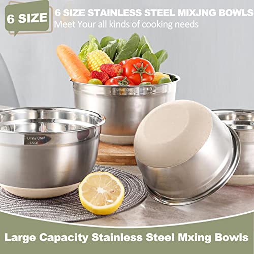 Mixing Bowls with Airtight Lids (Khaki)
