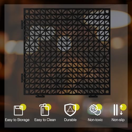4 Pcs Bar Mat 12 x 12 Inch