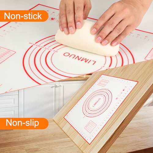 Silicone Baking Mat (Red / 32"L x 24"W)