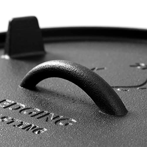 Pre Seasoned Cast Iron Camping Dutch Ovens (6QT)