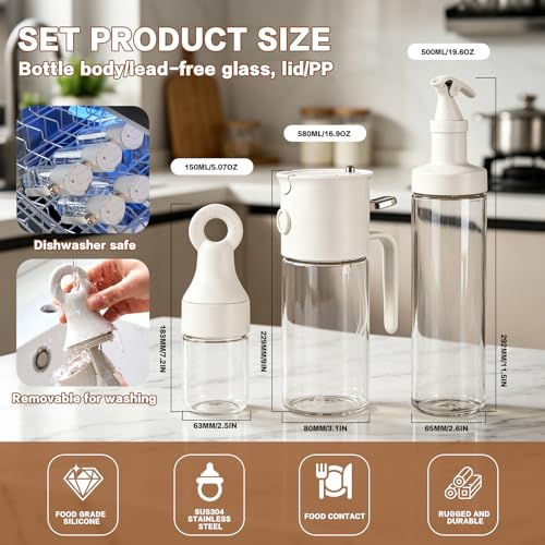 3 Piece Oil Dispenser Set