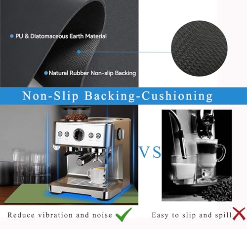 Coffee Mat for Countertops (Green / 17" x 31.5")