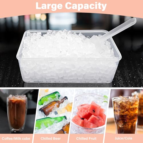 Mini Ice Cube Tray for Freezer (Pink)