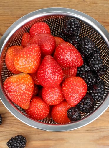 Endurance Kitchen Collection Colander Strainer (Berry)