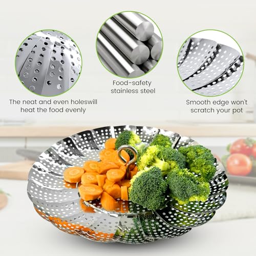 Vegetable Steamer Basket (Foldable Large)