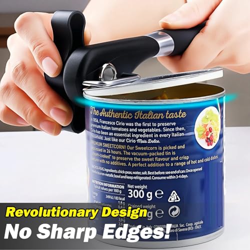 Side Cut Can Opener (Black 1 In 1)