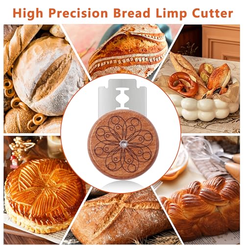 UFO Bread Lame Sourdough Scoring Tool Bread Scorer (B1-Circle-red)