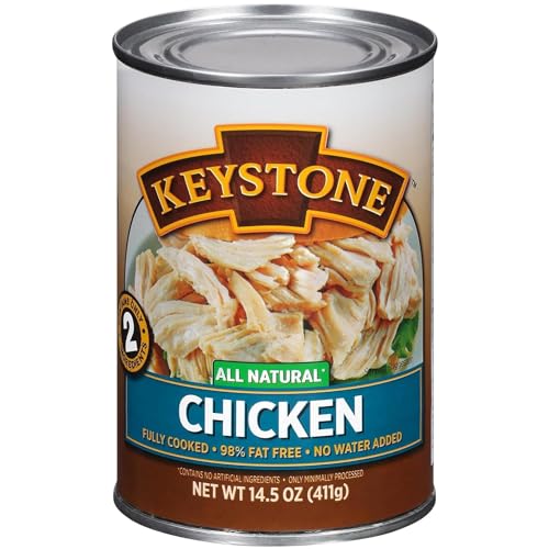Meats All Natural Heat and Serve Canned Chicken 14.5 oz (Pack of 6)
