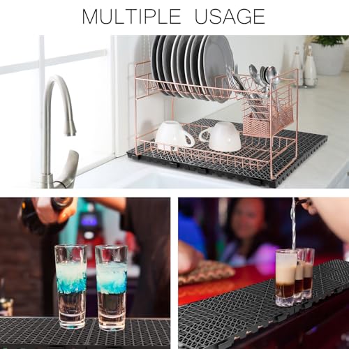 4 Pcs Bar Mat 12 x 12 Inch