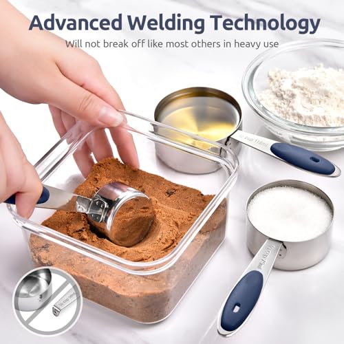 Measuring Cups Spoons Set (Midnight Blue)