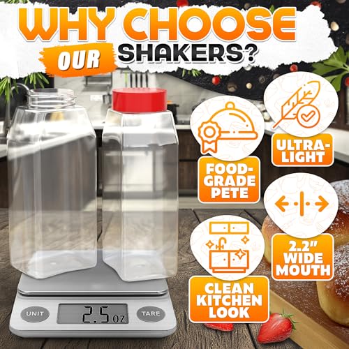 Large Seasoning Shaker Set of 2 (Red)