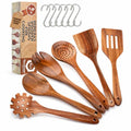Teak Wooden Kitchen Utensils Set for Cooking