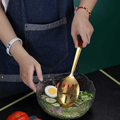 Gold Cooking Spoon (d. Slotted Spoon)