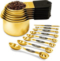 Magnetic Measuring Cups and Spoons Set (Gold / Magnetic Measuring Cups and Spoons Set)
