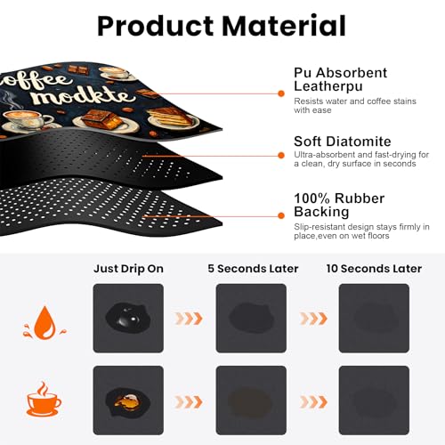 Coffee Mat 17"x32" (Coffee 2 / 1'5" x 2'8" (Rectangular))