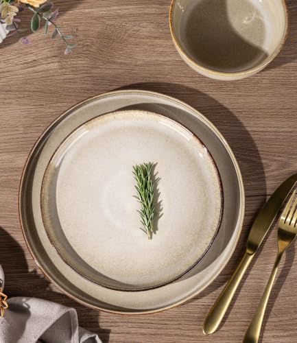 Dinnerware Sets for 8 (Almond Cream / Service for 8(24Pcs))