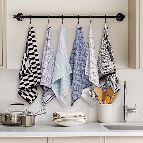 Waffle Kitchen Towel Set of 2 (Indigo Harmony)