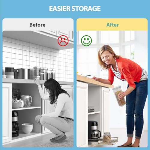 Pull Out Cabinet Organizer (26.8"W x 21"D)