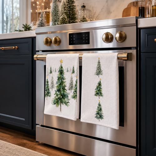 Christmas Decorations Indoor Kitchen Towels Decor Home (Green)