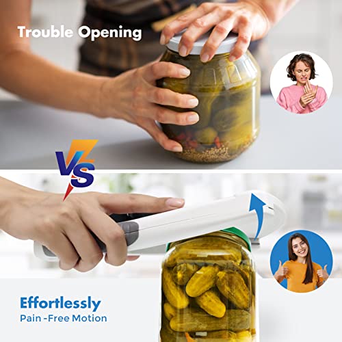 Jar Opener Effortless Jar Opener for Weak Hands & Seniors With Arthritis Jar Lid Opener for Arthritic Hands (8.3 x 5 x 1 inches LxWxH)