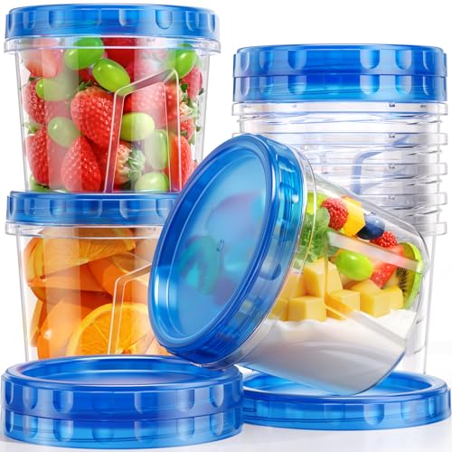 8 Pack 24 OZ Freezer Storage Containers (8pcs)