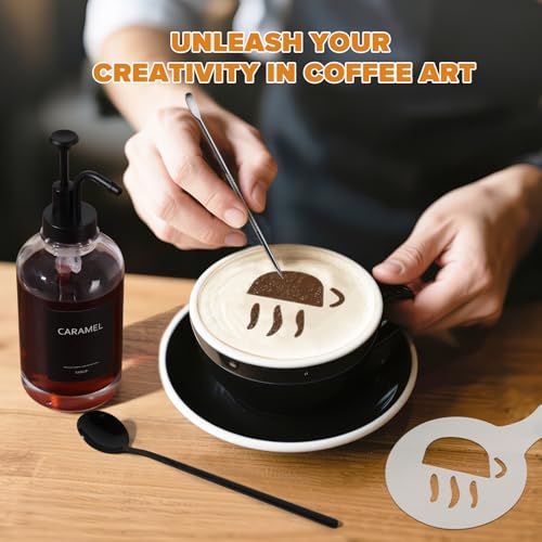 Coffee Syrup Dispenser (Black / Set of 3)