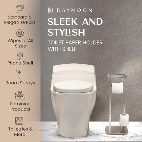Day Moon™ Toilet Paper Holder (Brushed Nickel)