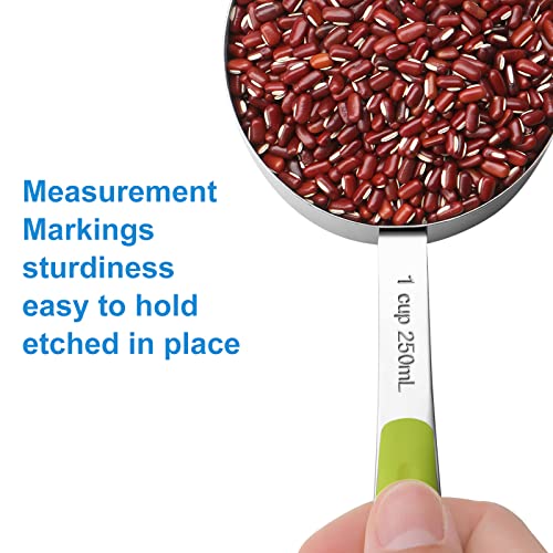 13 Pcs Stainless Steel Measuring Cups & Spoons Set (Colorful)