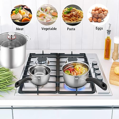 1qt & 2qt Saucepan with Lid (1QT+2QT)