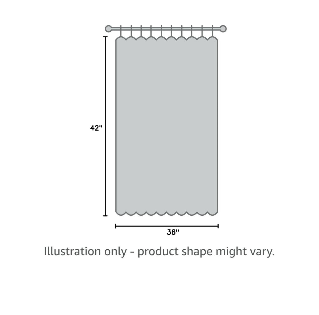 Short Mocha Blackout Curtains for Small Bedroom Window Kitchen (Mocha / 42"W x 36"L (Pack of 2))