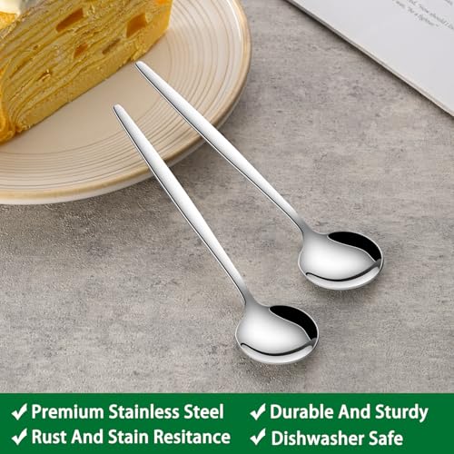 5.1 Inches Stainless Steel Coffee & Tea Spoon (Silver / 5.1 Inch)