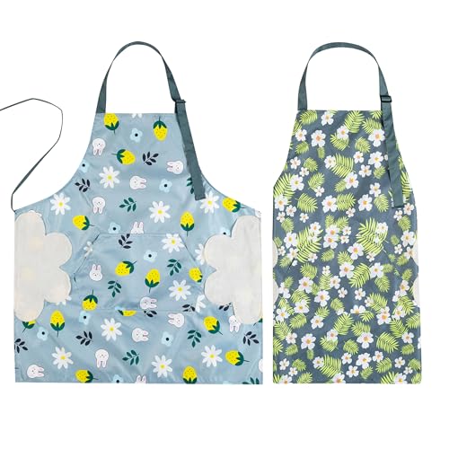 Apron for Women with Pockets & Hand Wipe (Style11)