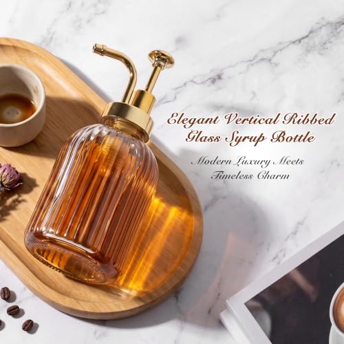 Coffee Syrup Dispenser for Coffee Bar (Set of 3)
